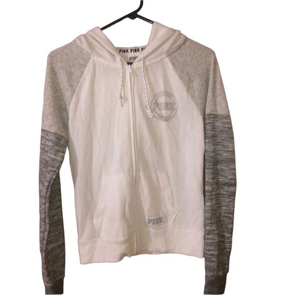 PINK Victoria's Secret Tops - Color blocked full zipped jacket VSP XS
